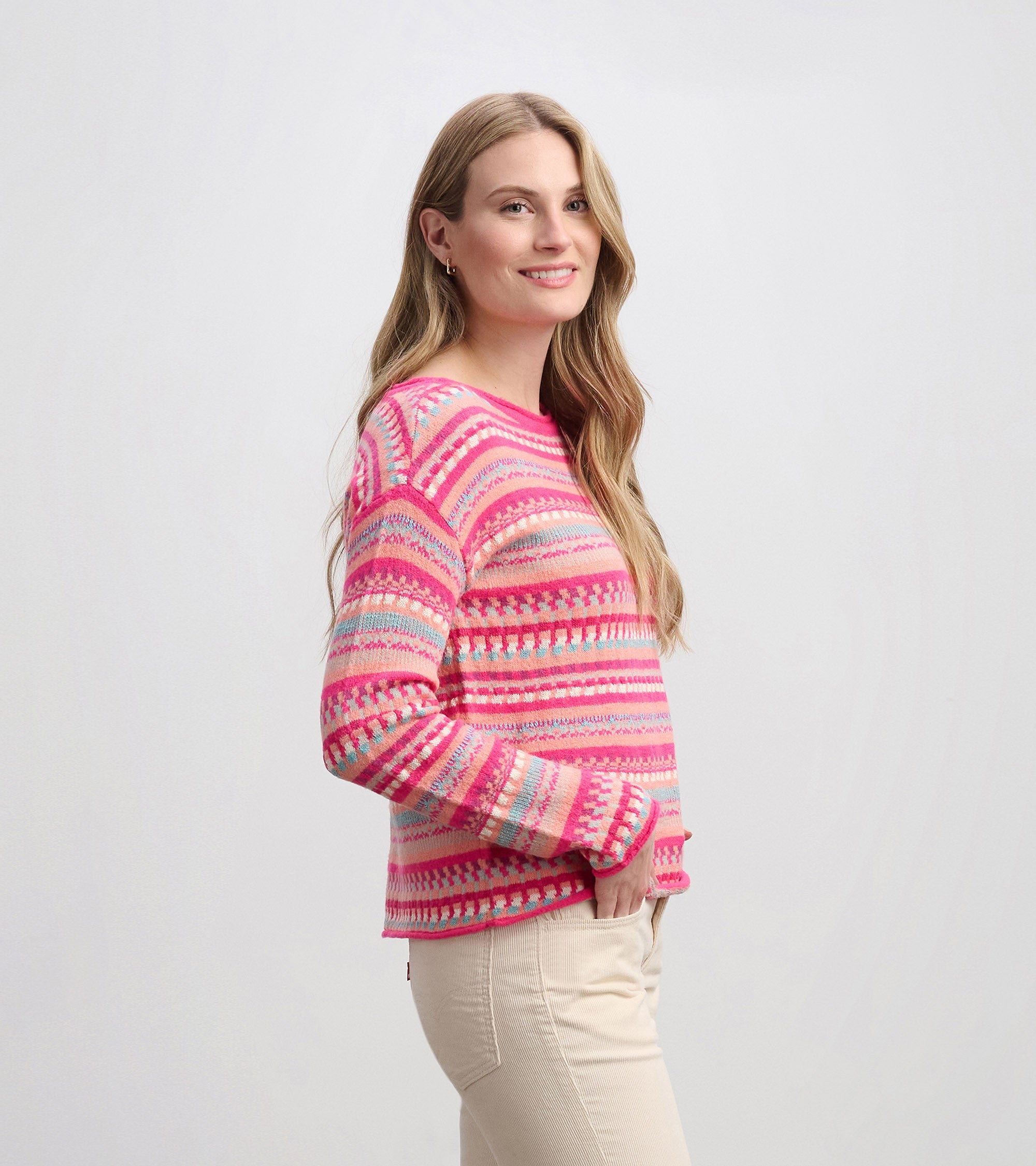 Hatley Hannah Sweater - Sunset