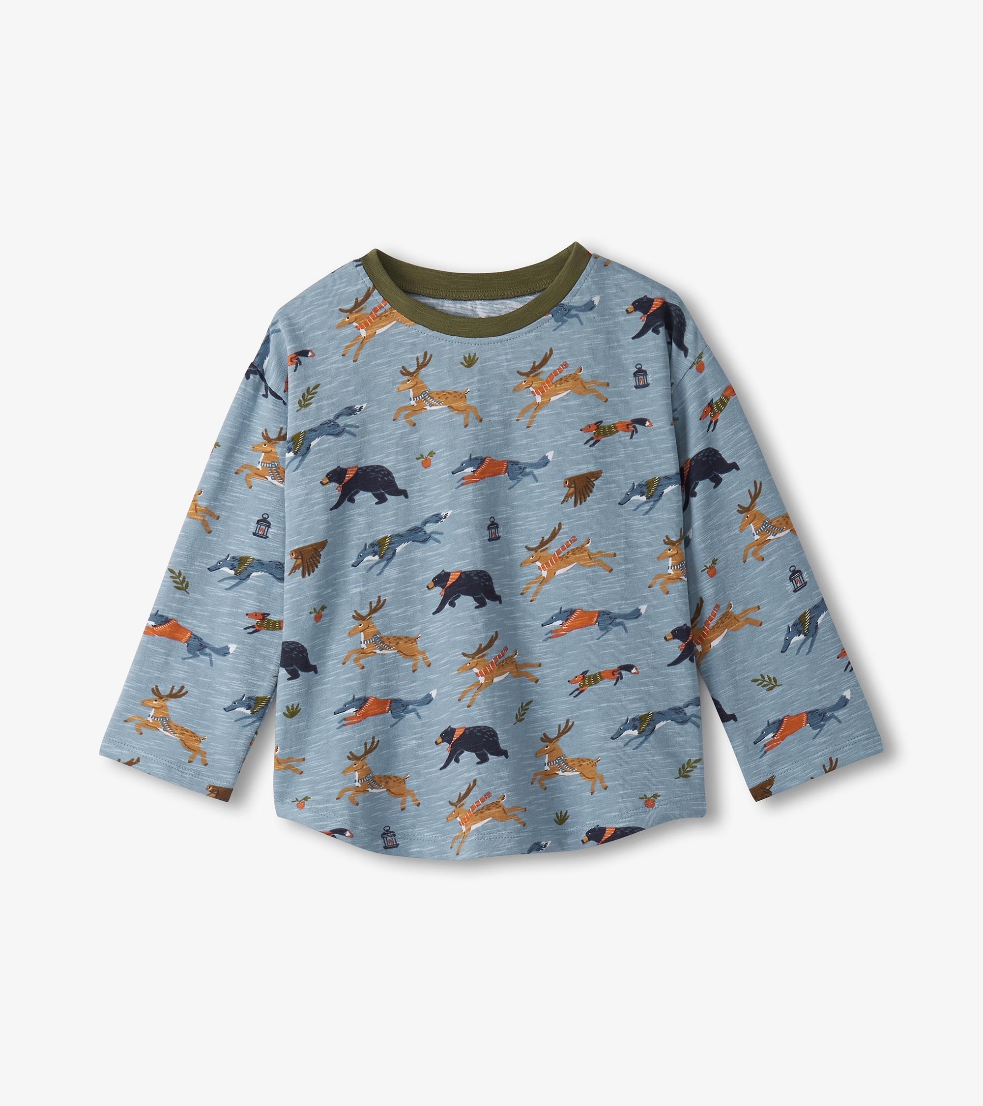Hatley Baby & Toddler Boys Forest Animals Graphic Lounge Set