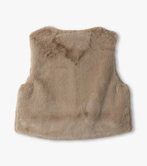Hatley Girls Cropped Faux Fur Vest