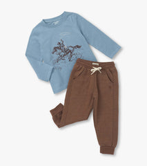 Hatley Baby & Toddler Boys Ranch Graphic Lounge Set