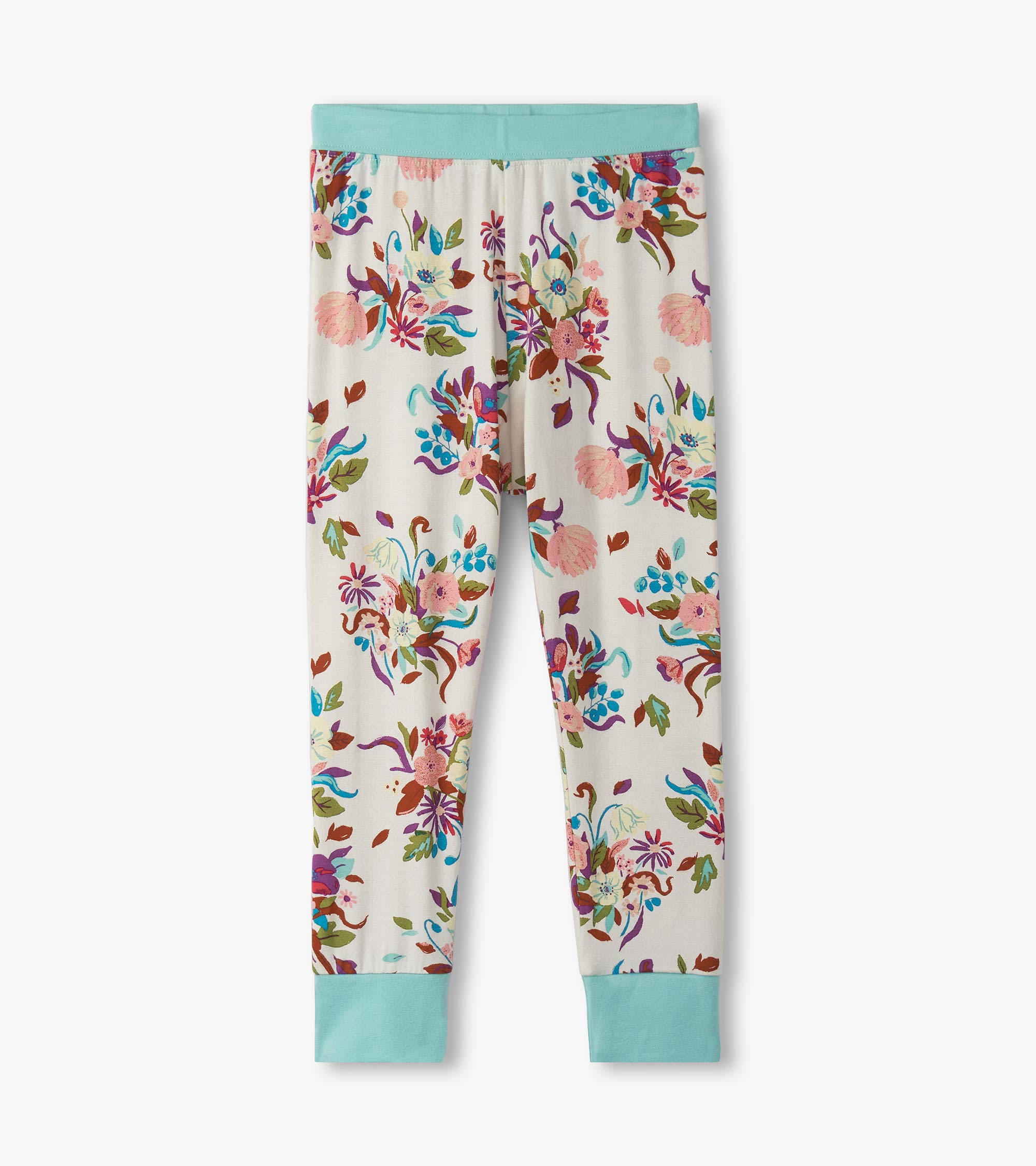 Hatley Girls Fall Floral Bamboo Pajama Set