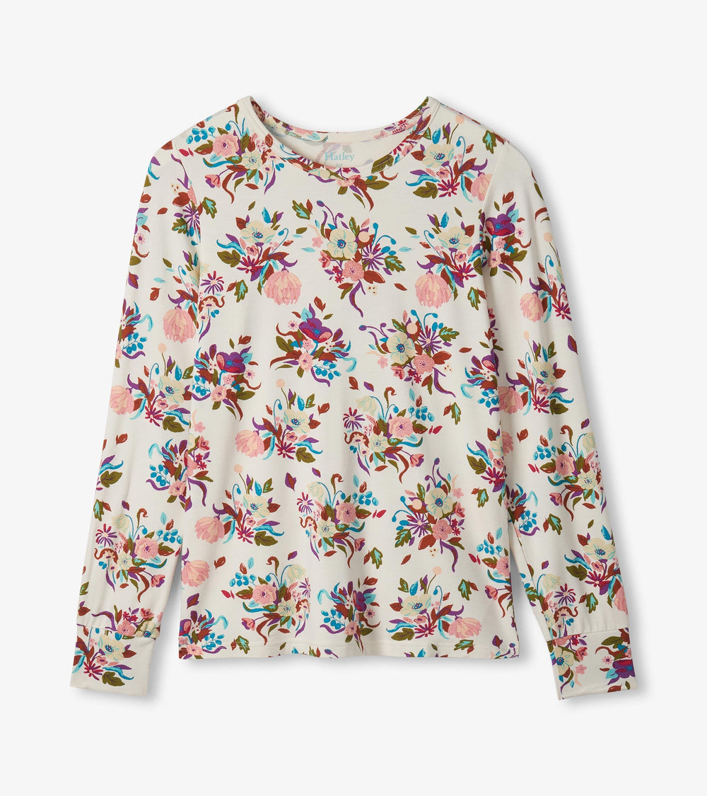 Hatley Women's Fall Floral Bamboo Pajama Set
