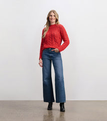 Hatley Dylan Cable Knit Sweater - Red