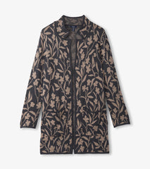 Hatley Sweater Blazer - Floral Vines