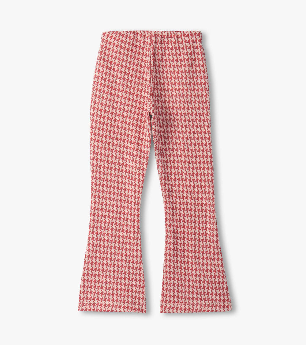 Hatley Girls Chex Red Houndstooth Bell Bottoms