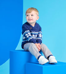 Hatley Baby & Toddler Boys Snowflake Pull Over Sweater