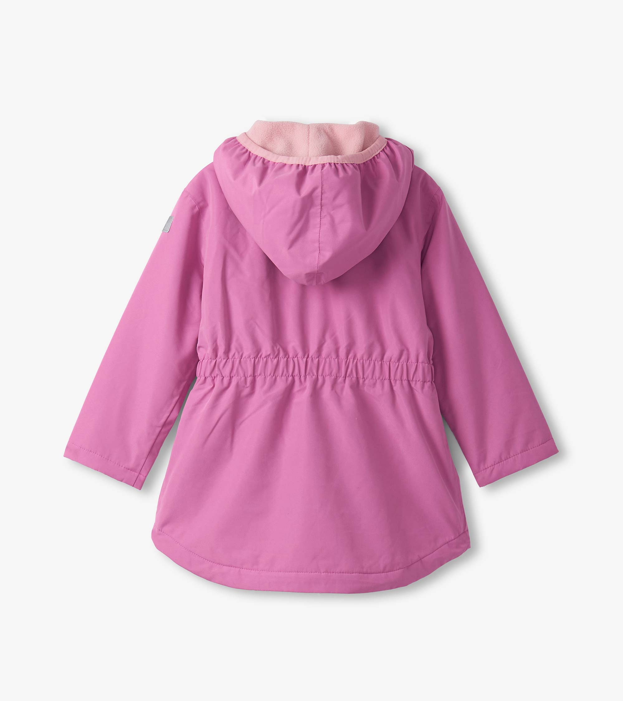 Hatley Girls Heart Swans Color Changing Zip-Up Rain Jacket