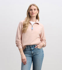 Hatley Mock Neck Pullover - Pink