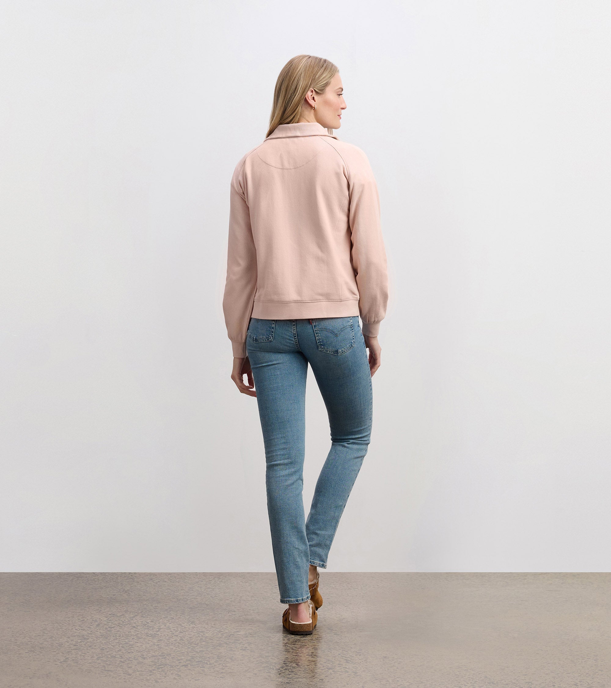Hatley Mock Neck Pullover - Pink