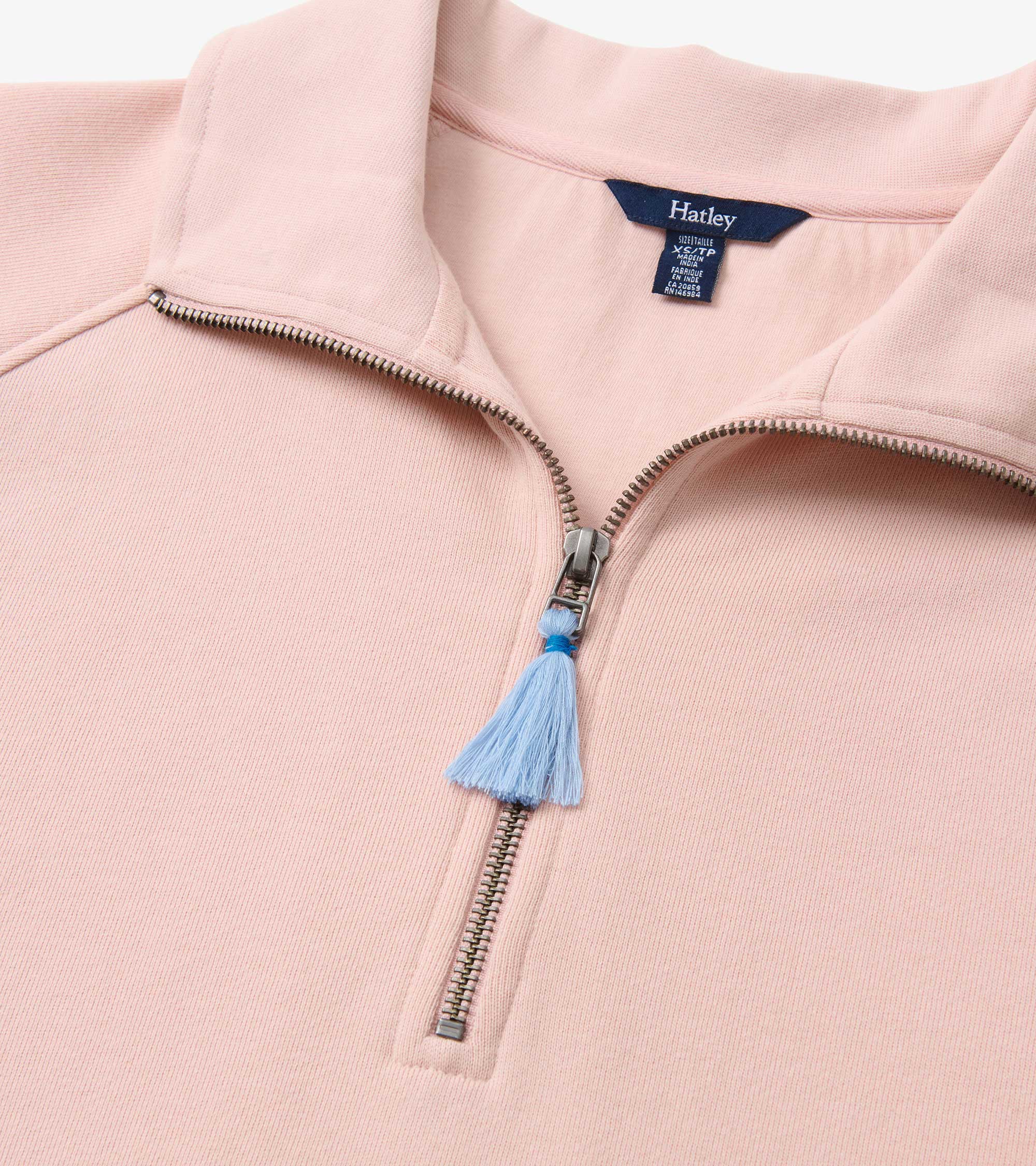Hatley Mock Neck Pullover - Pink