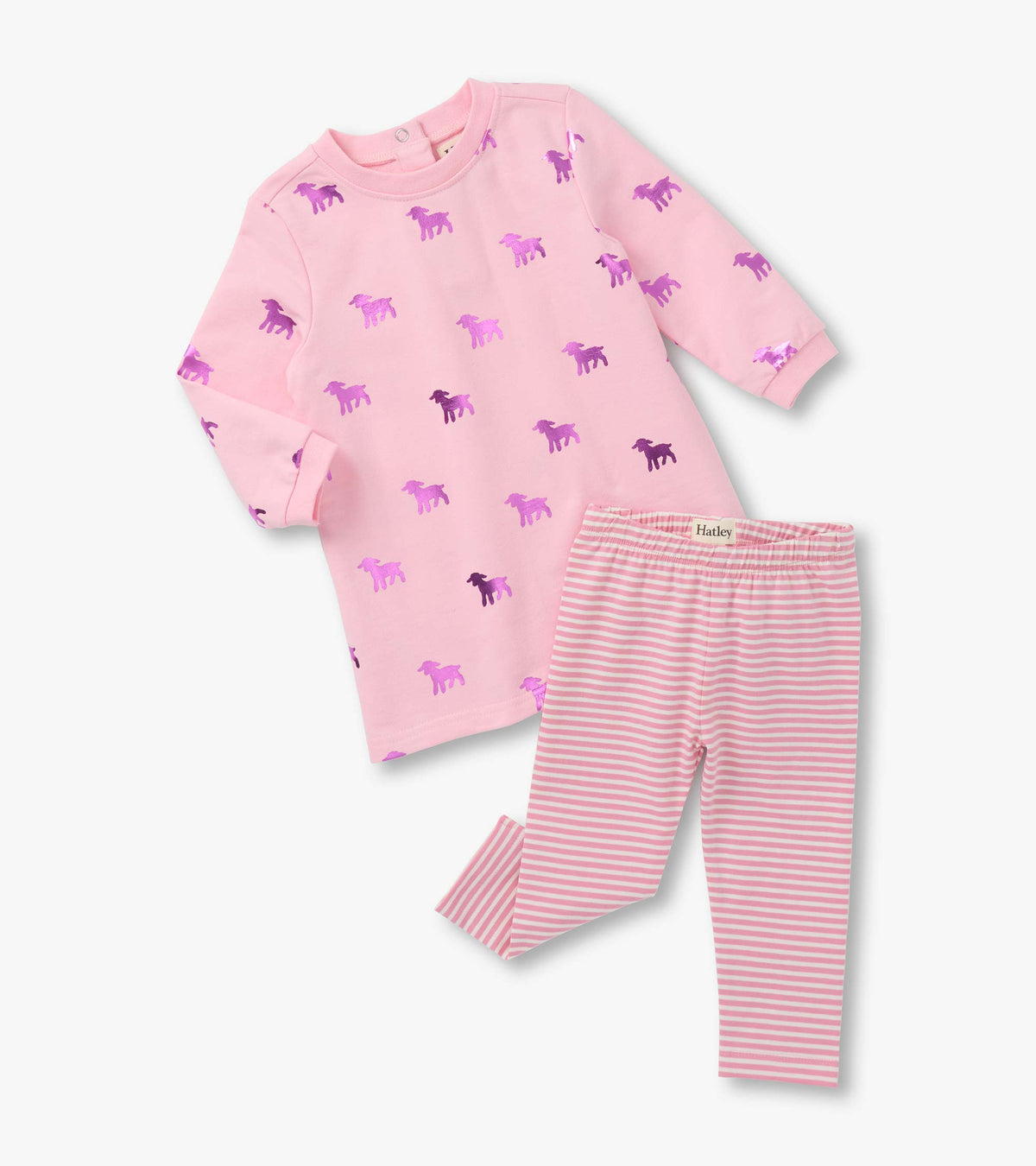 Hatley Baby & Toddler Girls Lamb Silhouette Dress and Legging Set
