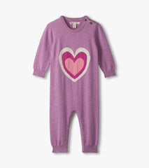 Hatley Baby Girls Hearts Sweater Romper