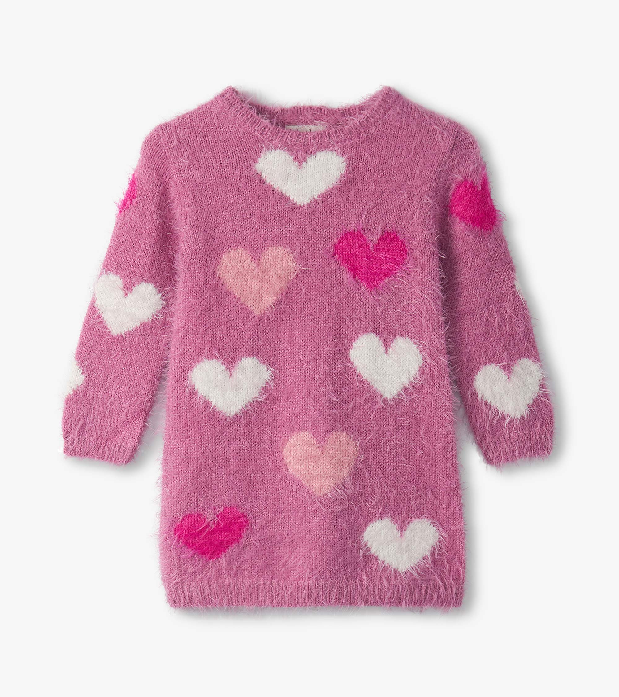 Hatley Baby & Toddler Girls Lovely Hearts Furry Dress