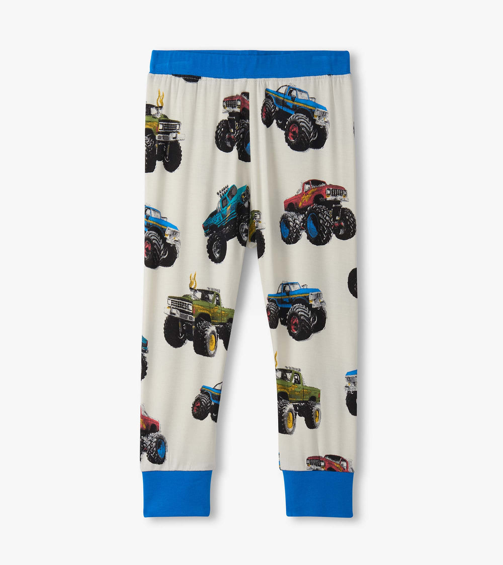 Hatley Boys Mega Monster Trucks Bamboo Pajama Set