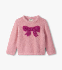 Hatley Baby & Toddler Girls Shiny Bow Furry Sweater