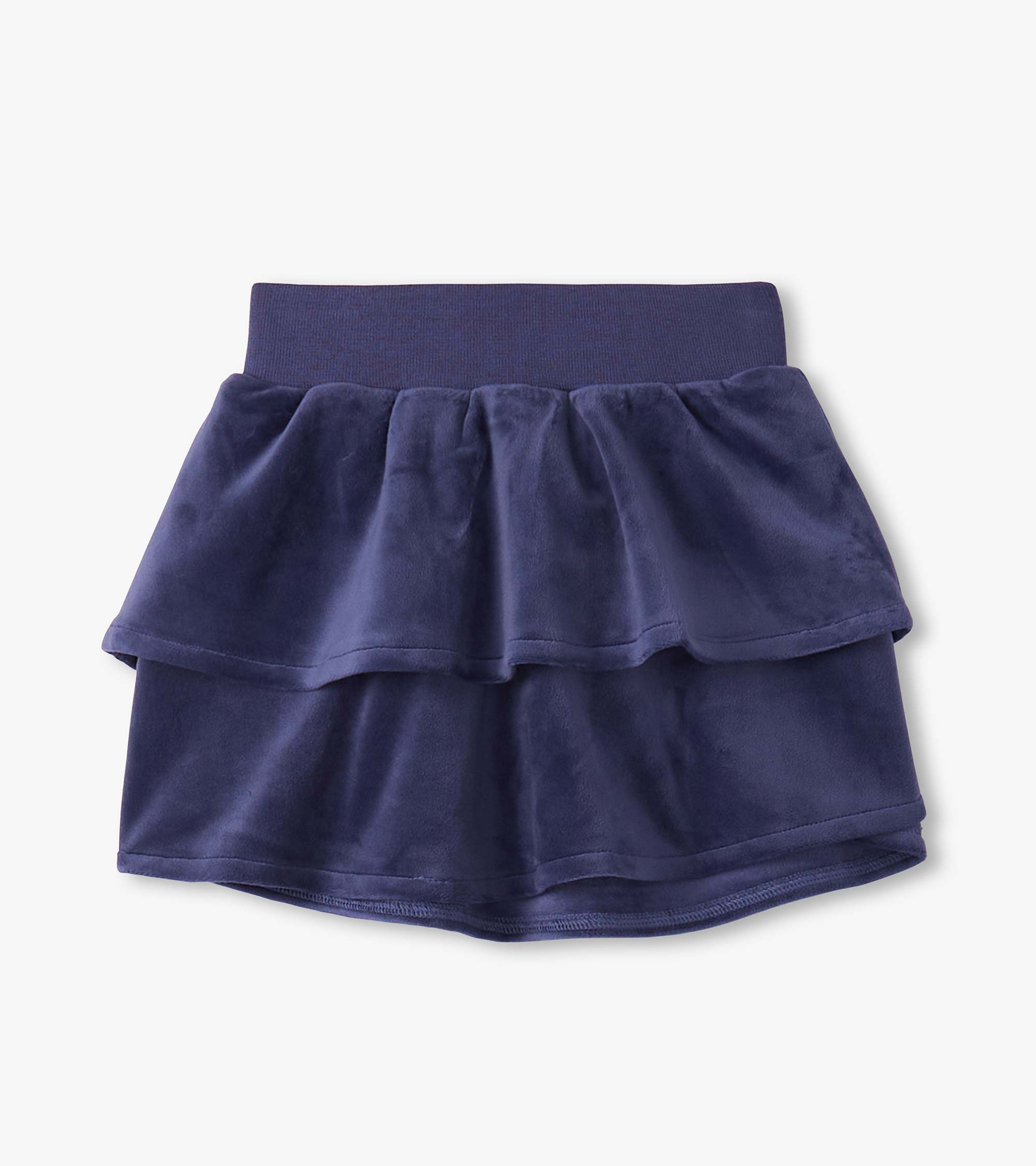 Hatley Girls Patriot Blue Velour Skirt