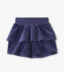 Hatley Girls Patriot Blue Velour Skirt