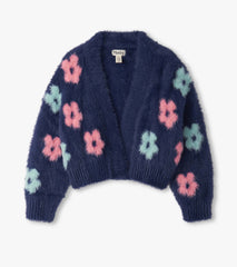 Hatley Girls Big Flowers Open Cardigan