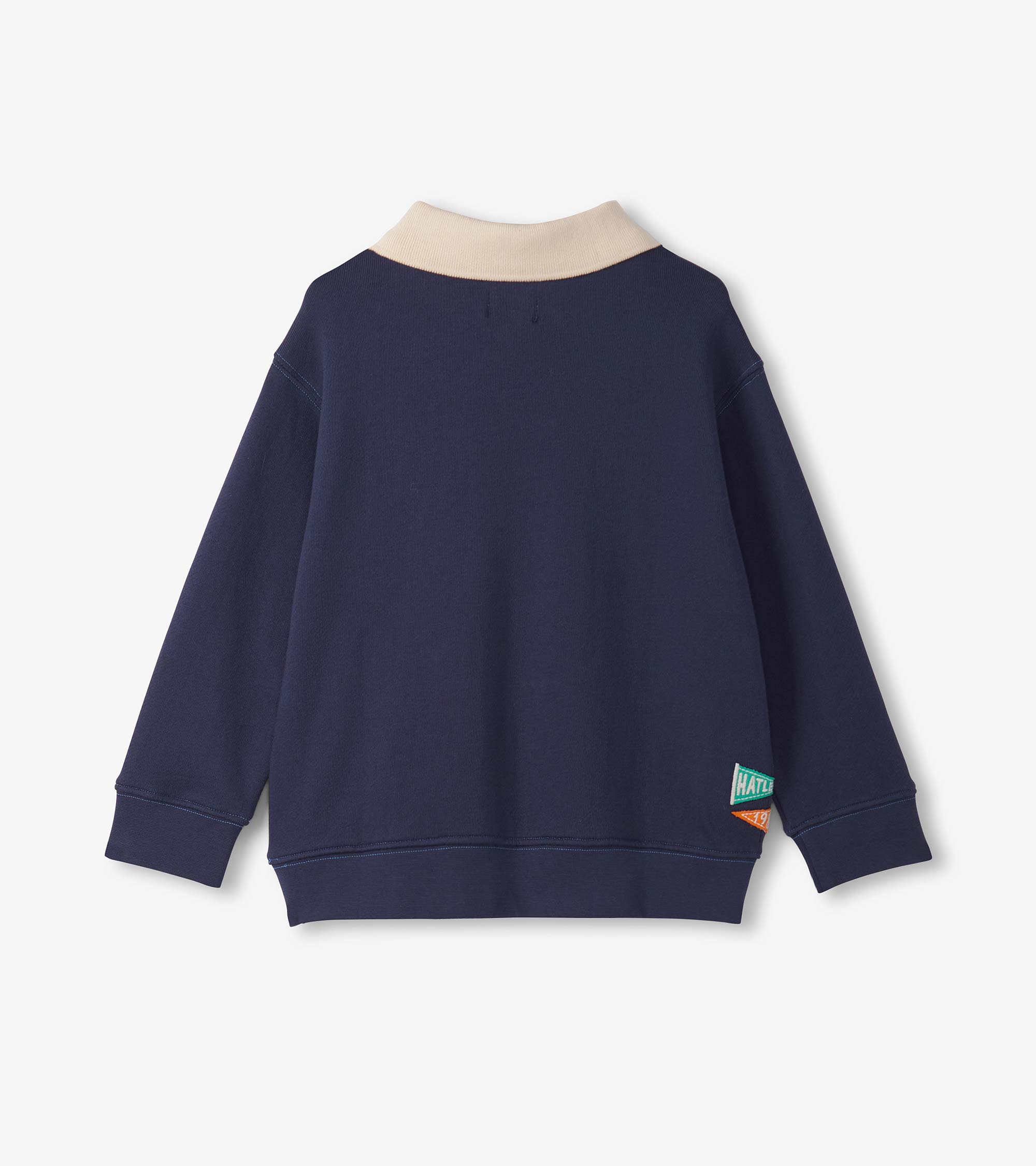Hatley Boys Patriot Blue Fooler Polo Pullover