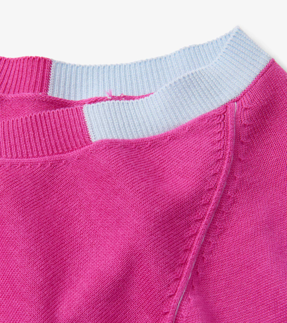 Hatley Cary Sweater - Pink Lagoon