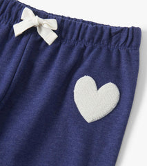 Hatley Girls Patriot Blue Baggy Track Pants