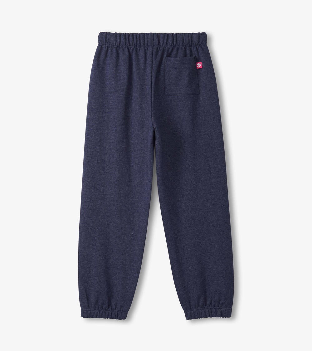 Hatley Girls Patriot Blue Baggy Track Pants