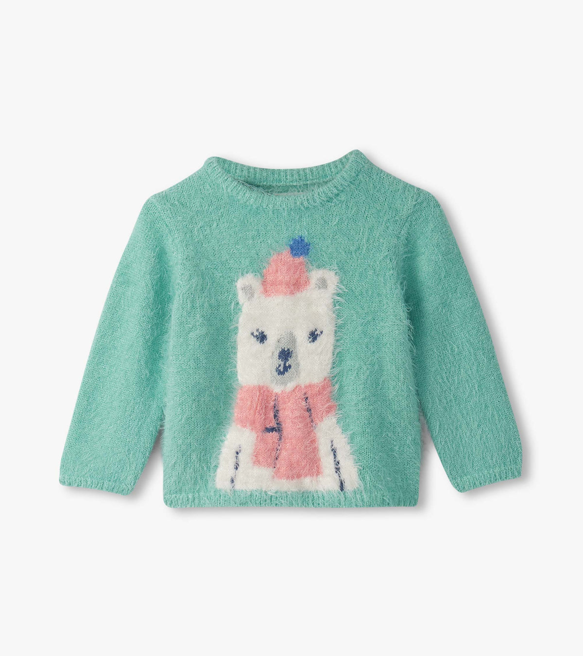 Hatley Baby & Toddler Girls Polar Bear Furry Sweater