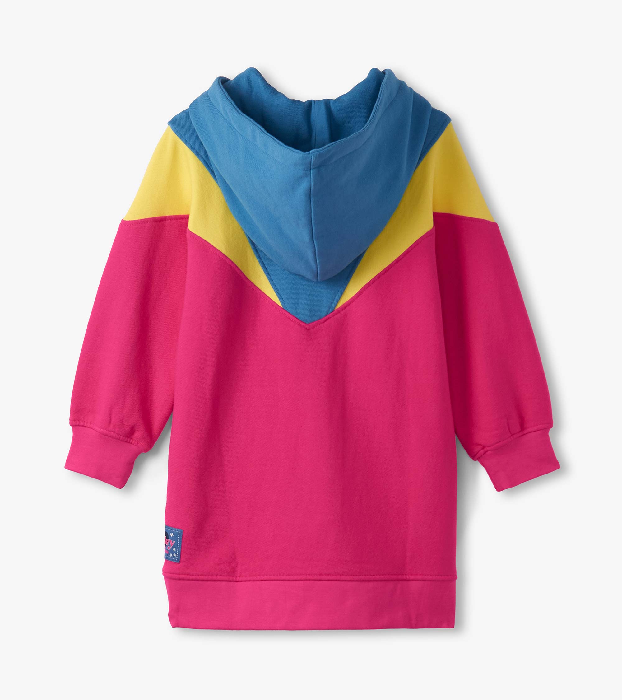 Hatley Girls Half-Zip Retro Color Block Dress