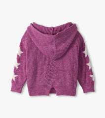 Hatley Girls Radiant Orchid Chenille Pullover Sweater