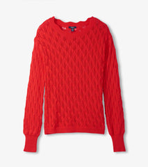 Hatley Iris Sweater - Ruby Red