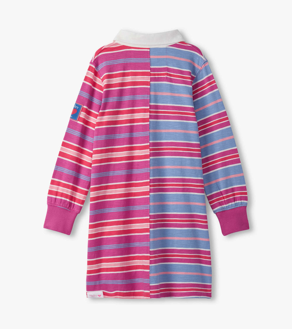 Hatley Girls Mixed Stripes Polo Dress