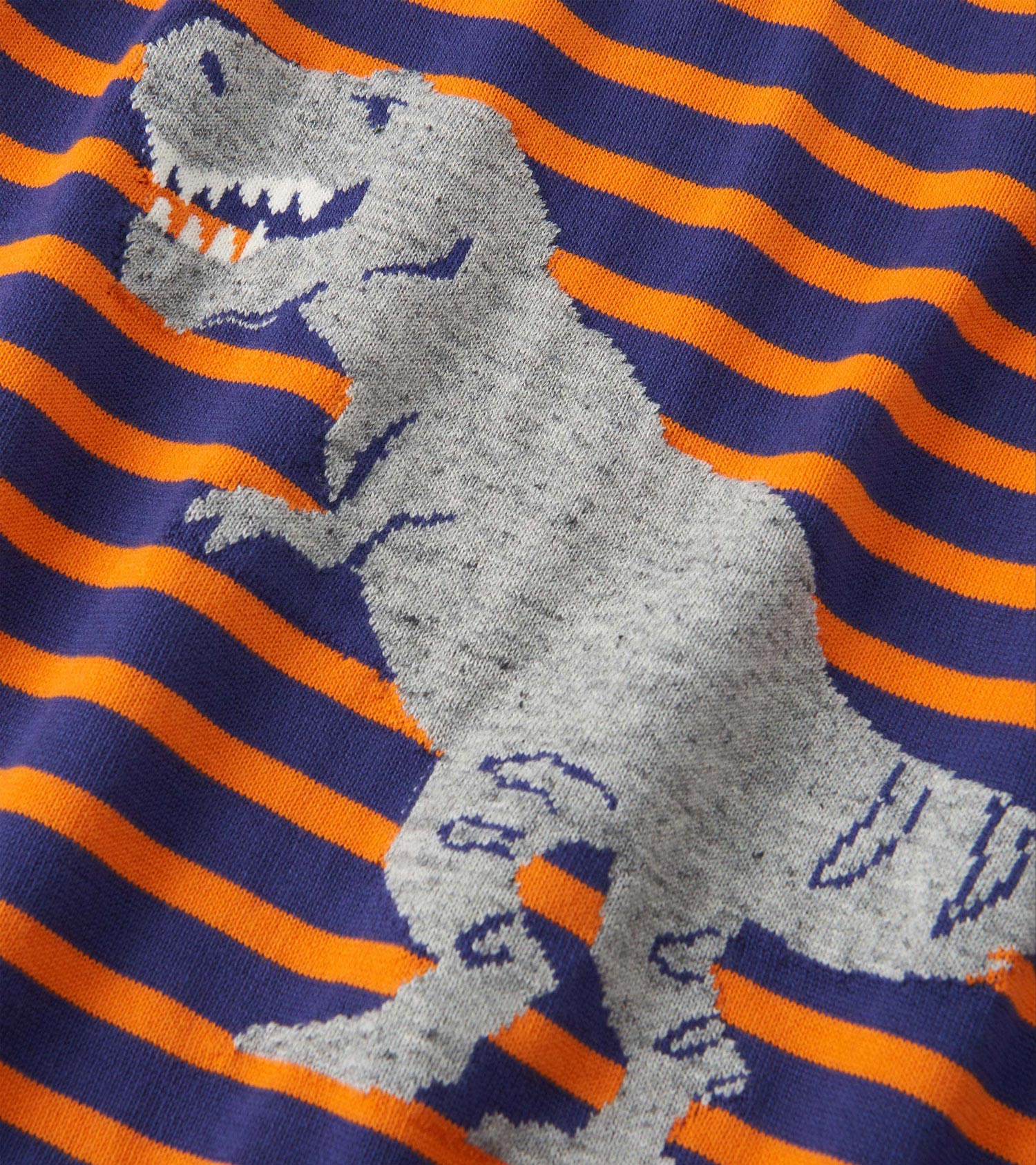 Hatley Boys Dino Mixed Stripes Raglan Sweater