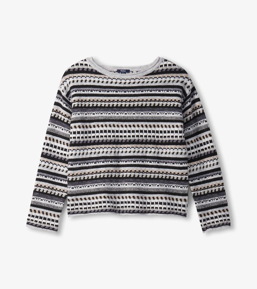 Hatley Hannah Sweater - Stone Grey