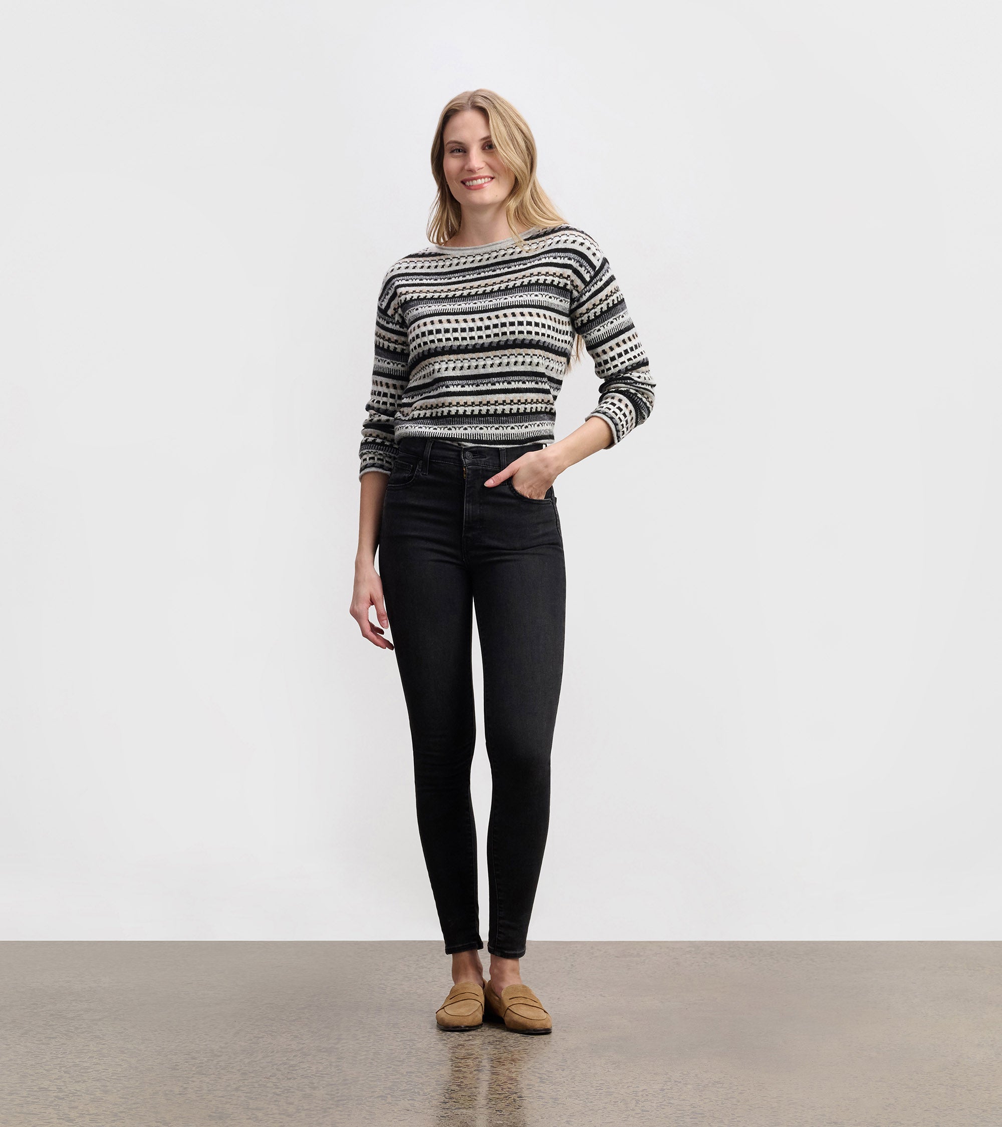 Hatley Hannah Sweater - Stone Grey