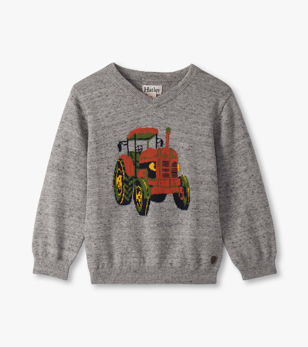Hatley Baby & Toddler Boys Tractor V-Neck Sweater