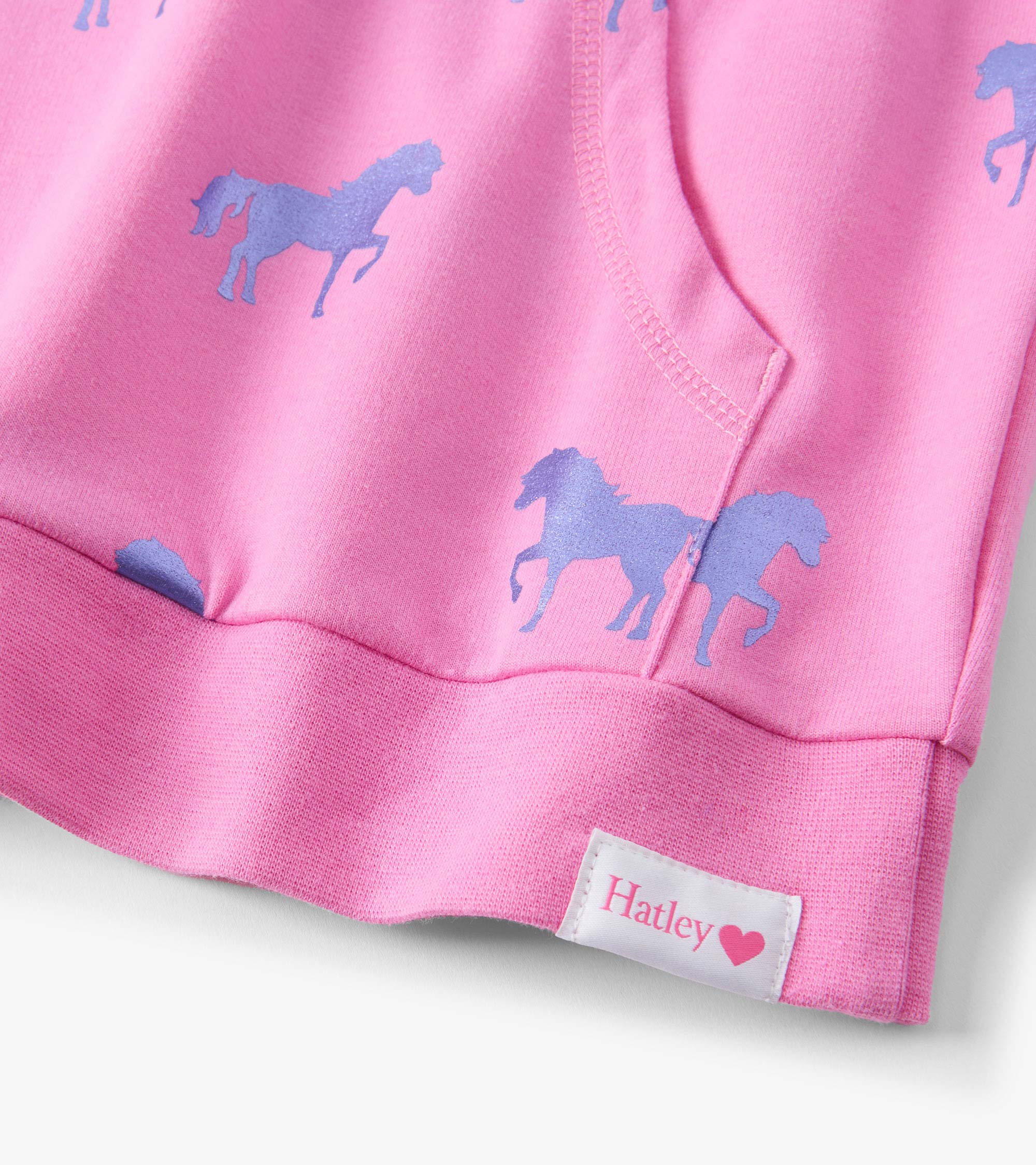 Hatley Girls Shimmer Horses Sweater