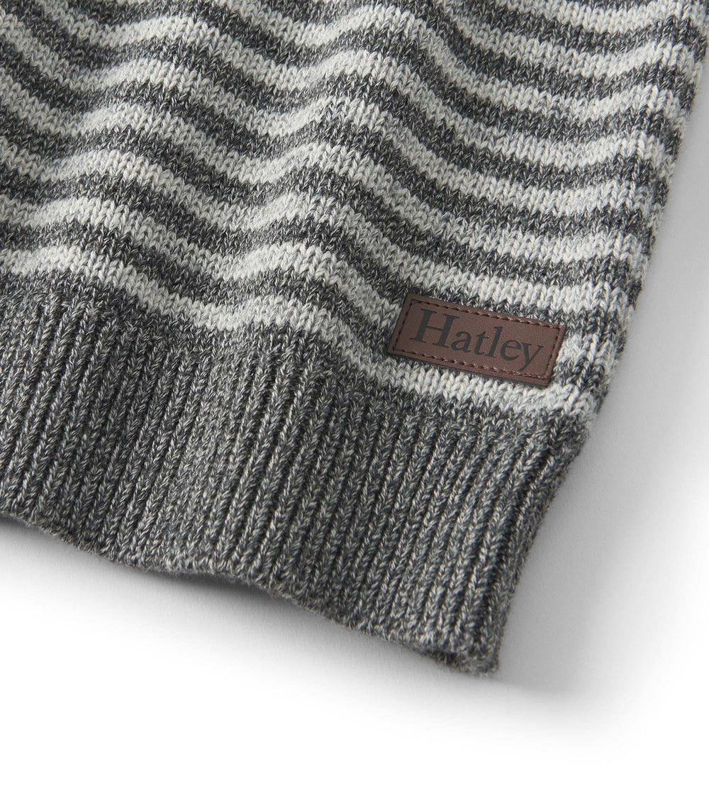 Hatley Boys Speckle Stripe Crew Neck Sweater