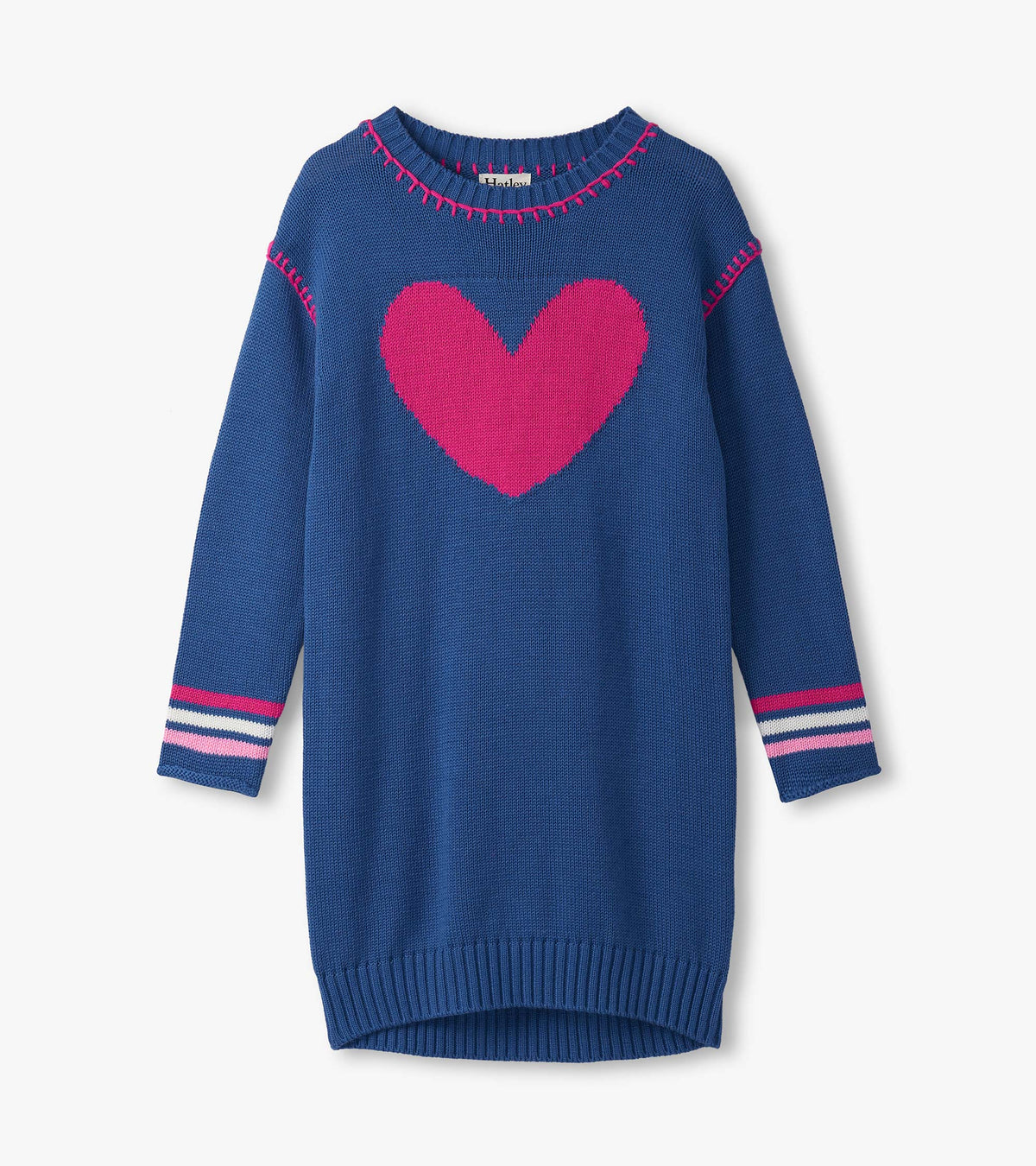 Hatley Girls Sapphire Drop Shoulder Sweater Dress