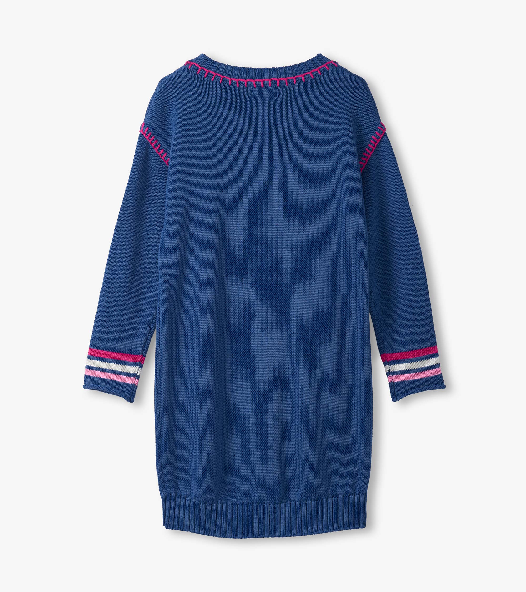 Hatley Girls Sapphire Drop Shoulder Sweater Dress