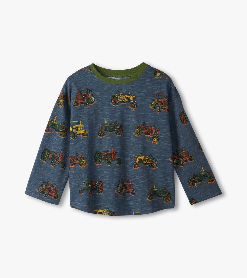 Hatley Baby & Toddler Boys Landscape Tractors Graphic Lounge Set