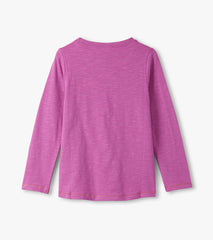 Hatley Girls Falling Stars Long Sleeve Graphic Tee