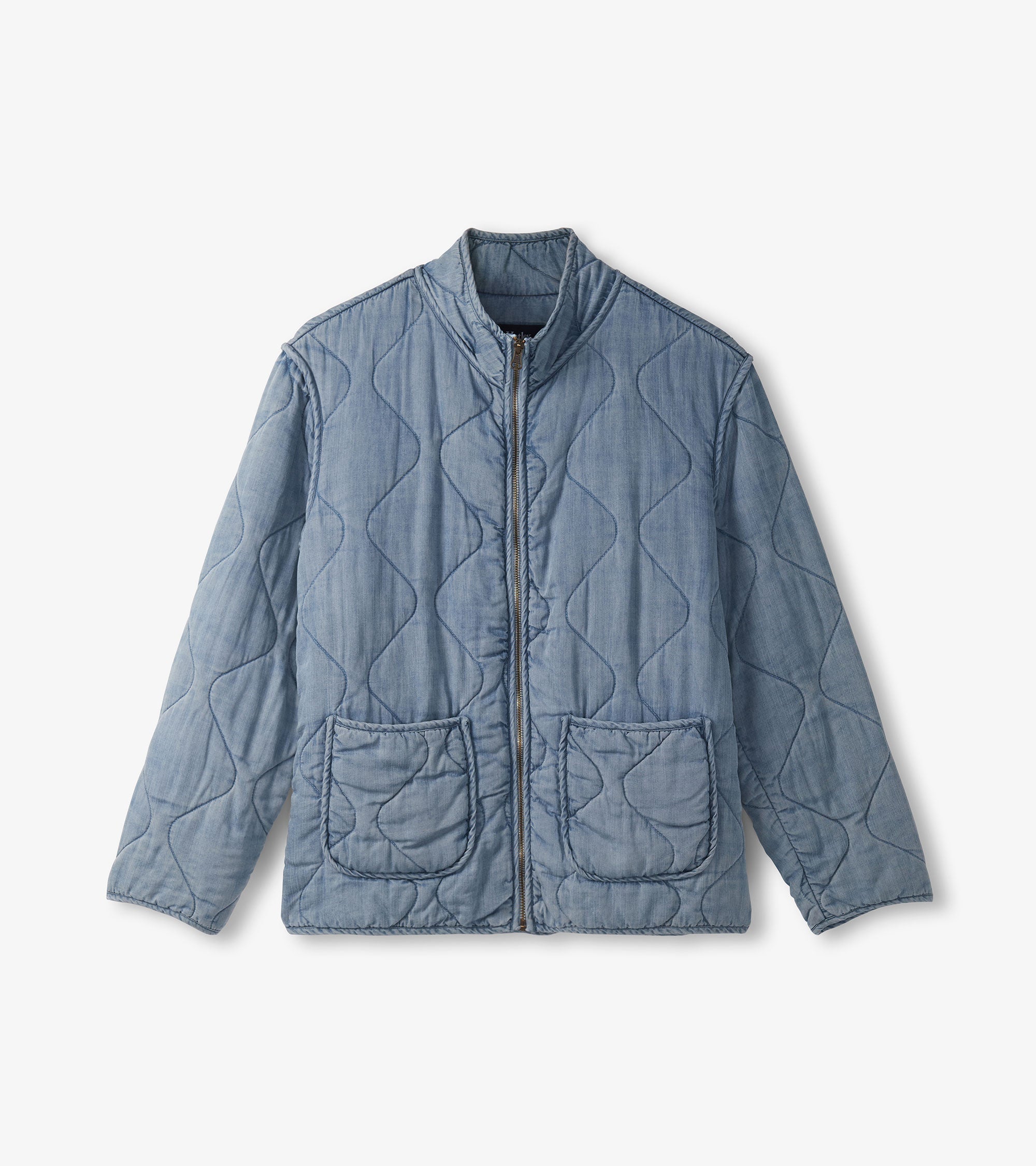 Hatley Quilted Tencel Jacket - Washed Blue