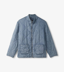 Hatley Quilted Tencel Jacket - Washed Blue