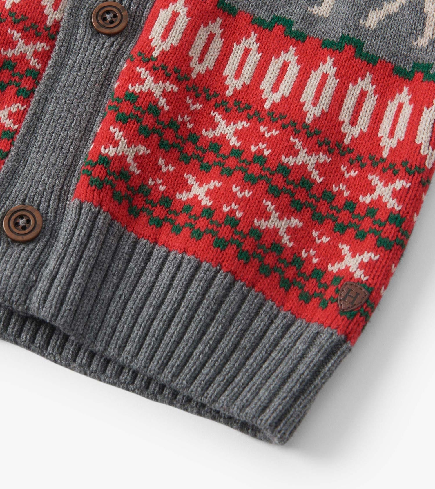 Hatley Boys Winter Elk Shawl Collar Cardigan