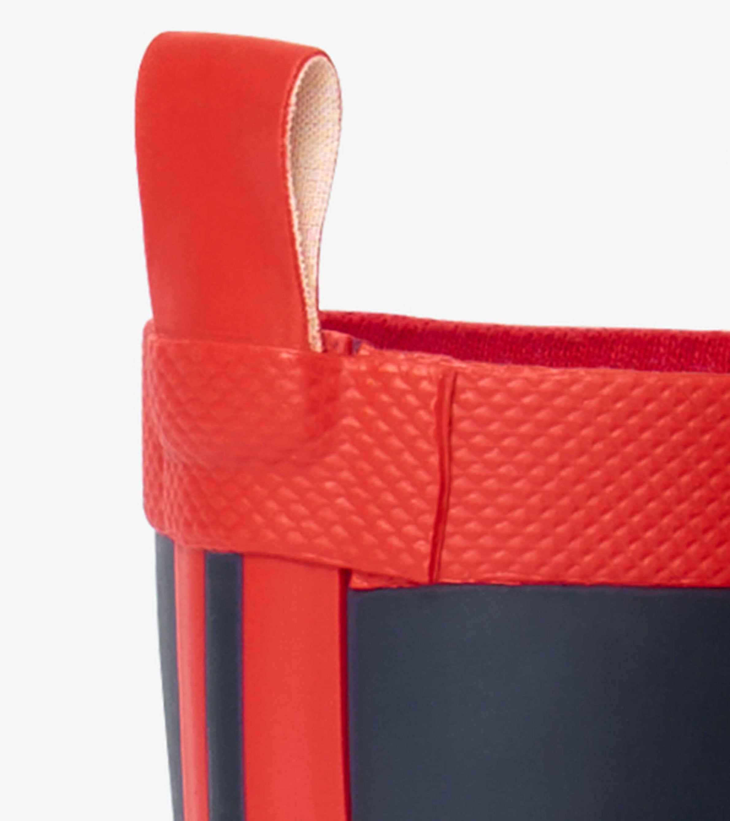 Hatley Kids Navy & Red Matte Rain Boots