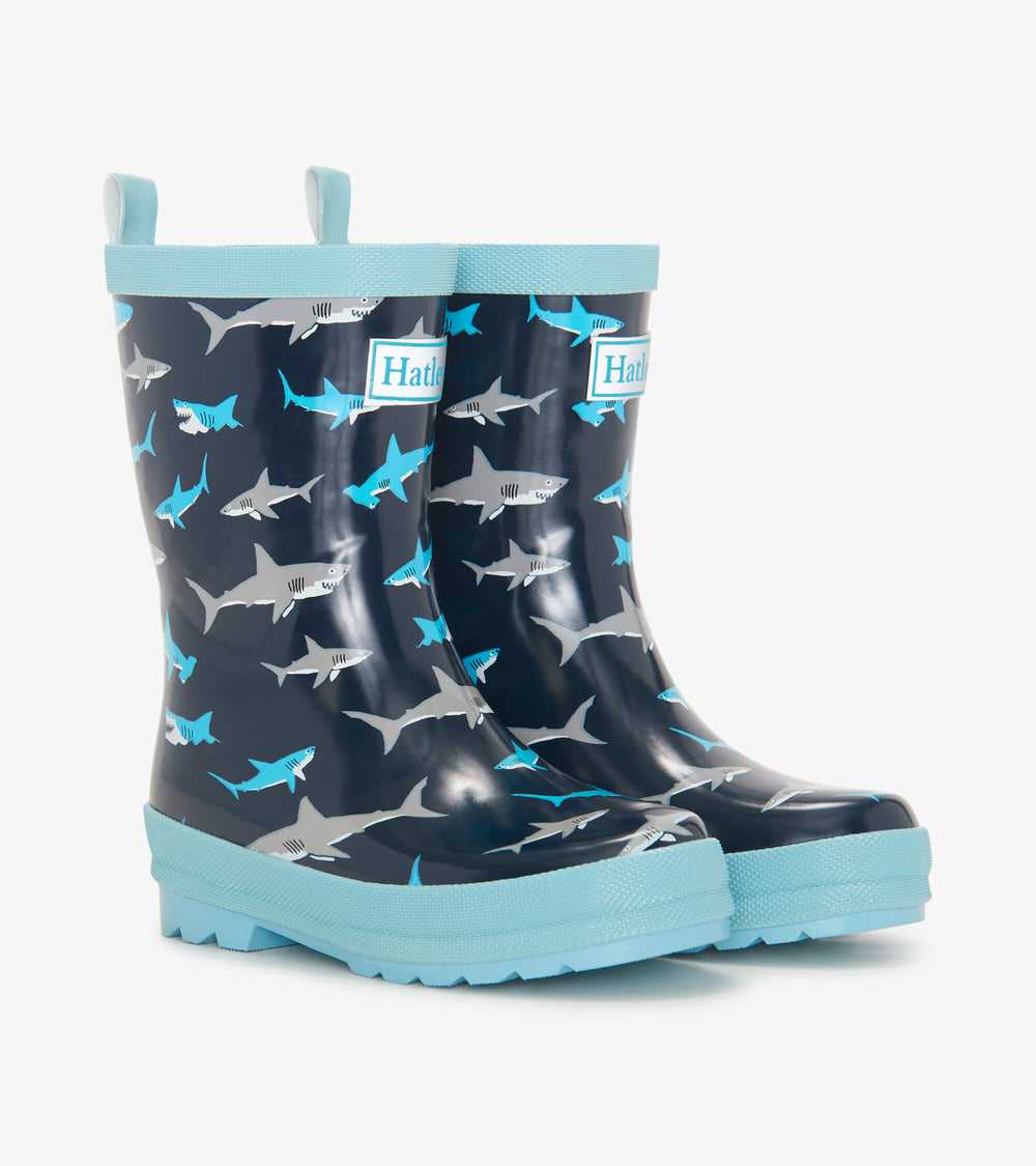 Hatley Shark Frenzy Rain Boots
