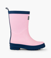 Hatley Kids Pink & Navy Matte Rain Boots