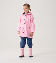 Hatley Kids Pink & Navy Matte Rain Boots