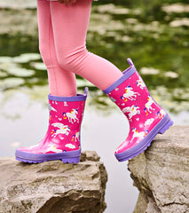 Hatley Rainbow Unicorns Rain Boots