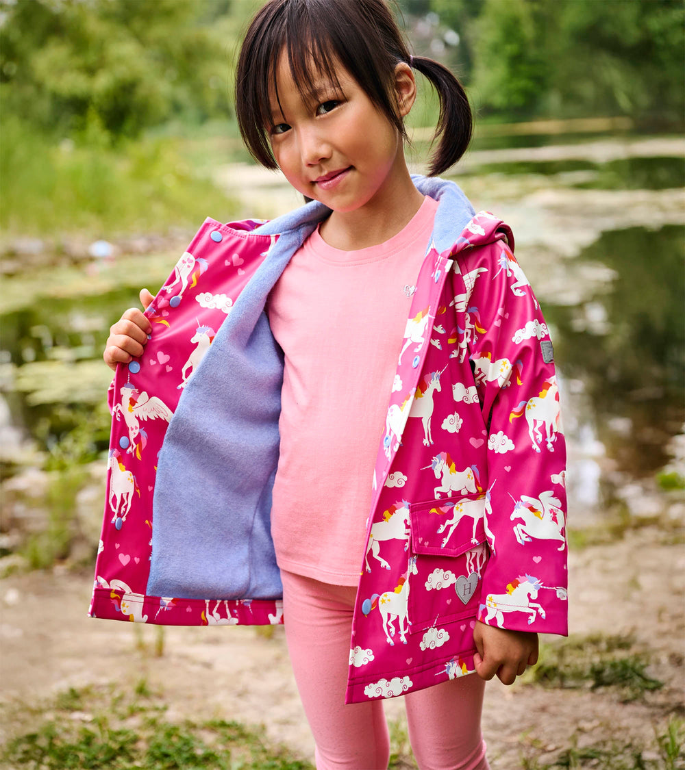 Hatley Rainbow Unicorns Raincoat